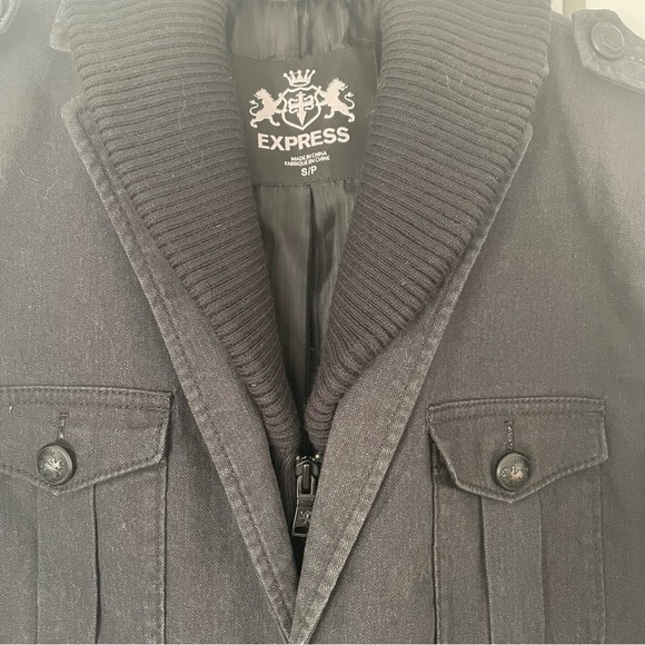 SALE‼️EUC Express sport coat with removable knit collar - Picture 6 of 6